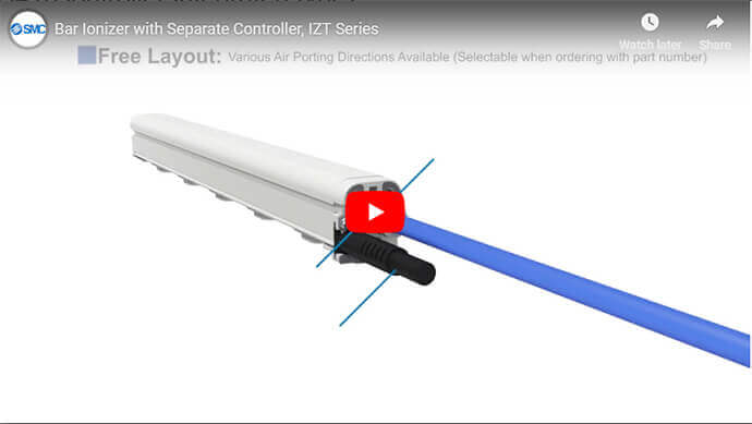Bar Ionizer with Separate Controller IZT Series