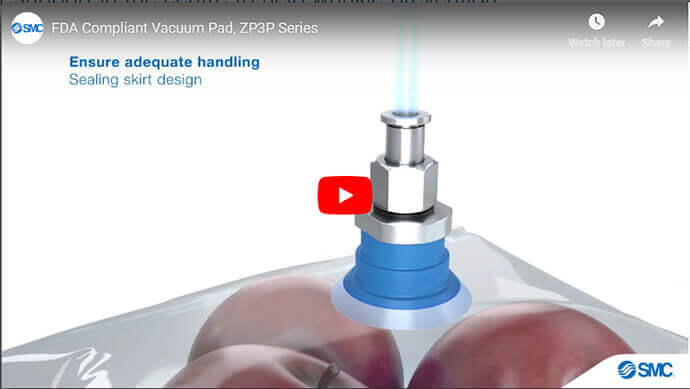 FDA Compliant Vacuum Pad ZP3P Series