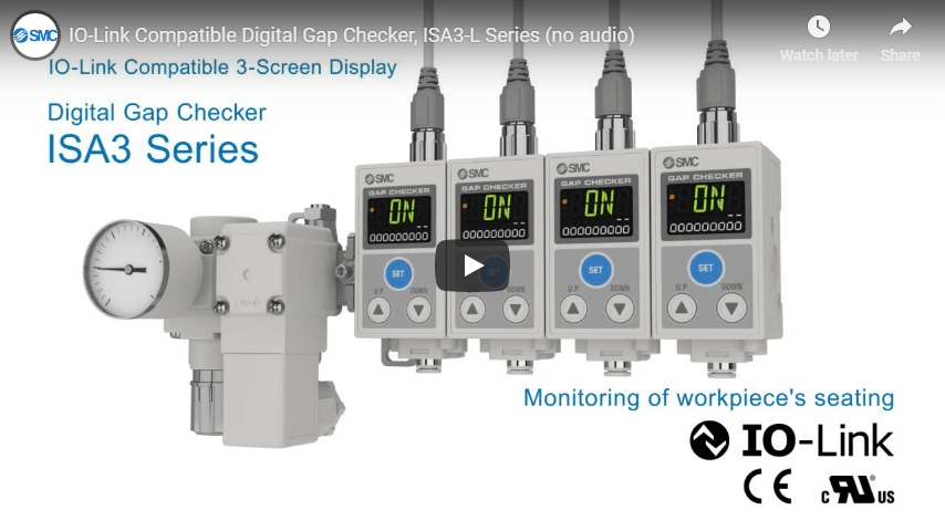 IO-Link Compatible Digital Gap Checker ISA3-L Series